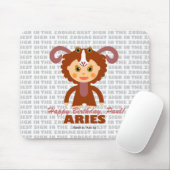 Äries Zodiac für Kinder Mousepad (Mit Mouse)
