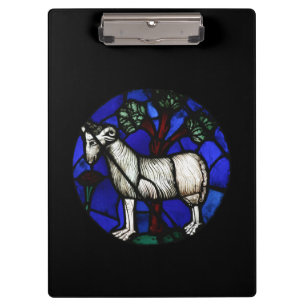 Aries Zodiac Glass Notre-Dame de Paris Cb Klemmbrett