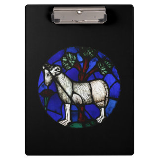Aries Zodiac Glass Notre-Dame de Paris Cb Klemmbrett