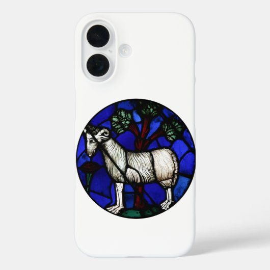 Aries Zodiac Glass Notre-Dame de Paris iP1 Case-Mate iPhone Hülle (Rückseite)