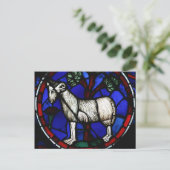 Aries Zodiac Glass Notre-Dame de Paris Pc Postkarte (Stehend Vorderseite)