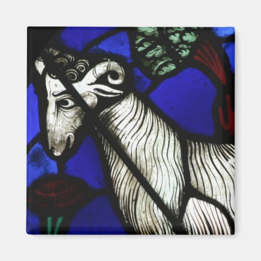 Aries Zodiac Glass Notre-Dame de Paris SFM Magnet (Vorne)
