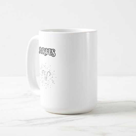 aries zodiac kaffeetasse (Vorderseite Links)