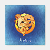 aries zodiac Magnet (Vorne)