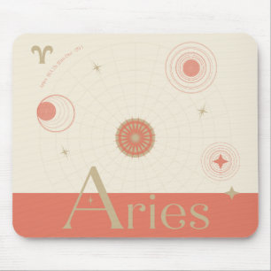 Aries Zodiac Mousepad