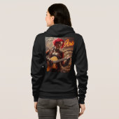 Aries Zodiac Musician Guitar Hoodie (Schwarz voll)
