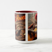 Aries Zodiac Musician Guitar Tasse (Zentrum)