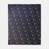 Aries Zodiac Namenskonstellation Astrologie Fleecedecke (Vorderseite)