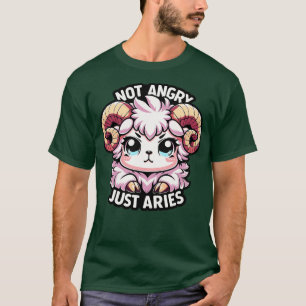 Aries Zodiac Niedlich Ram T-Shirt Astrology Graphi