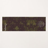 Aries Zodiac Personalisiert Lila Gold Oriental Yogamatte (Vorderseite (Horizontal))