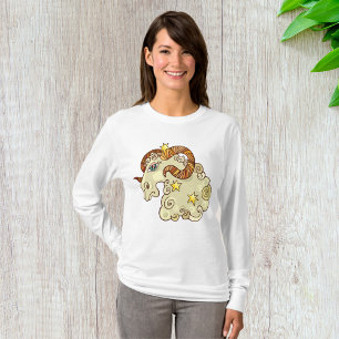 Aries Zodiac Ram farbig astrologisch T-Shirt