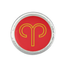 Aries Zodiac Ring