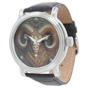 Aries Zodiac Sign Aries Horoskop Armbanduhr