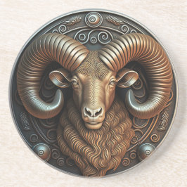 Aries Zodiac Sign Aries Horoskop Getränkeuntersetzer