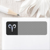 Aries Zodiac Sign auf Holzkohlefaser Print (Insitu)