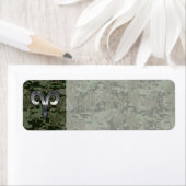 Aries Zodiac Sign auf Woodland Green Digital Camou (Insitu)