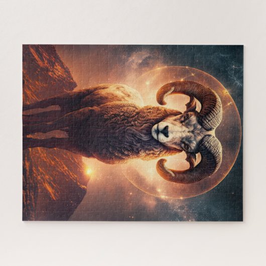 Aries Zodiac Sign Jigsaw Puzzle (Horizontal)