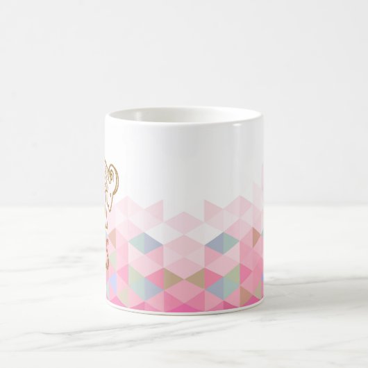 Aries Zodiac Sign Kaffeetasse (Mittel)