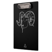 Aries Zodiac Sign -  Klemmbrett (Links)