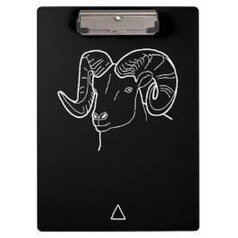 Aries Zodiac Sign -  Klemmbrett