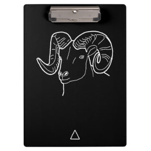 Aries Zodiac Sign - Klemmbrett