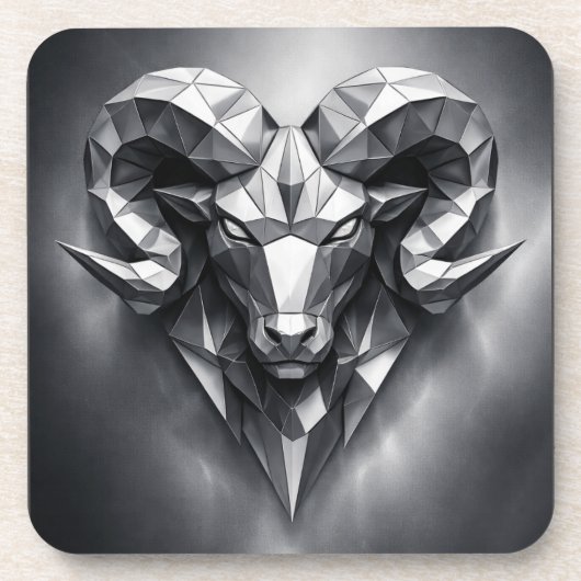 Aries zodiac sign masculine style getränkeuntersetzer (Vorderseite)