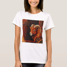 Aries Zodiac Sign mit dynamischem Design T-Shirt