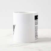 Aries Zodiac Sign mit Nutrition Facts, Jumbo-Tasse (Vorderseite)