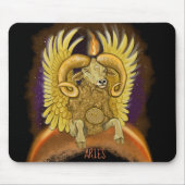 Aries Zodiac Sign Mousepad (Vorne)