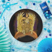 Aries Zodiac Sign Pappteller (Party)