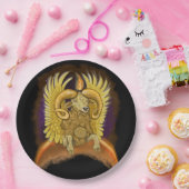 Aries Zodiac Sign Pappteller (Party)