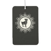 Aries Zodiac Sign Ram Cosmic Sternexplosion Design Autolufterfrischer (Vorderseite)