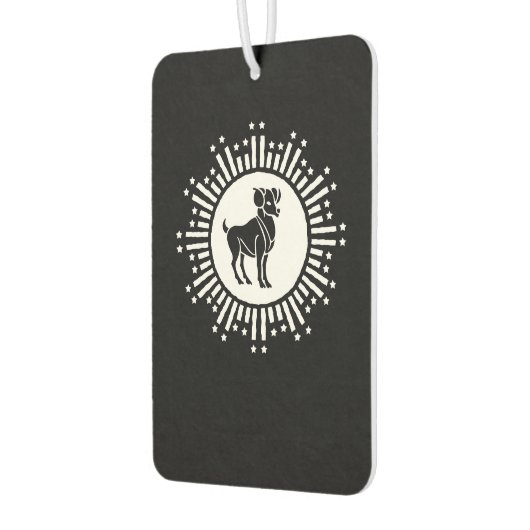 Aries Zodiac Sign Ram Cosmic Sternexplosion Design Autolufterfrischer (Links)