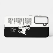 Aries Zodiac Sign Samsung Galaxy Hülle (Rückseite (Horizontal))