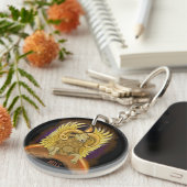 Aries Zodiac Sign Schlüsselanhänger (Vorderseite rechts)