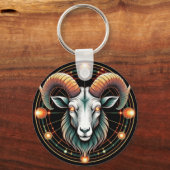 Aries Zodiac Sign Schlüsselanhänger (Vorderseite)