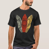 Aries Zodiac Sign Surfboard Surfing Horoscope T-Shirt (Vorderseite)