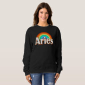 Aries Zodiac Sign Sweatshirt (Vorne ganz)
