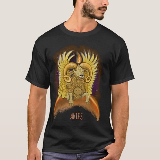 Aries Zodiac Sign T - Shirt (Vorderseite)