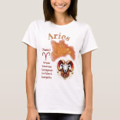 Aries Zodiac Sign T-Shirt (Vorderseite)