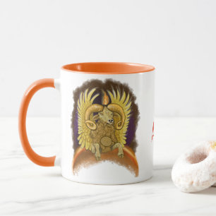 Aries Zodiac Sign Tasse