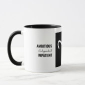 Aries Zodiac Sign Tasse 🖤 (Personalisiert) (Links)