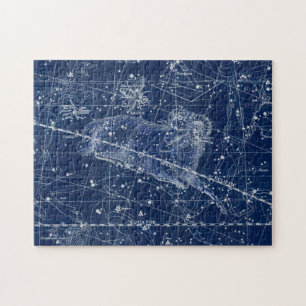 Aries Zodiac Sign Vintag Illustration Puzzle