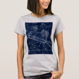 Aries Zodiac Sign Vintag Illustration T-Shirt