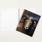 Aries Zodiac Sign Watercolor Design Planer (Anzeige)
