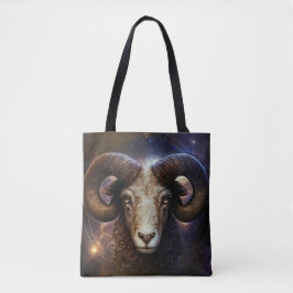 Aries Zodiac Sign Watercolor Design Tasche
