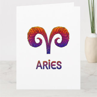 Aries Zodiac Sign / Zodiaco Aries Karte