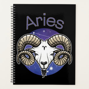 Aries Zodiac Signature Calendar Planer