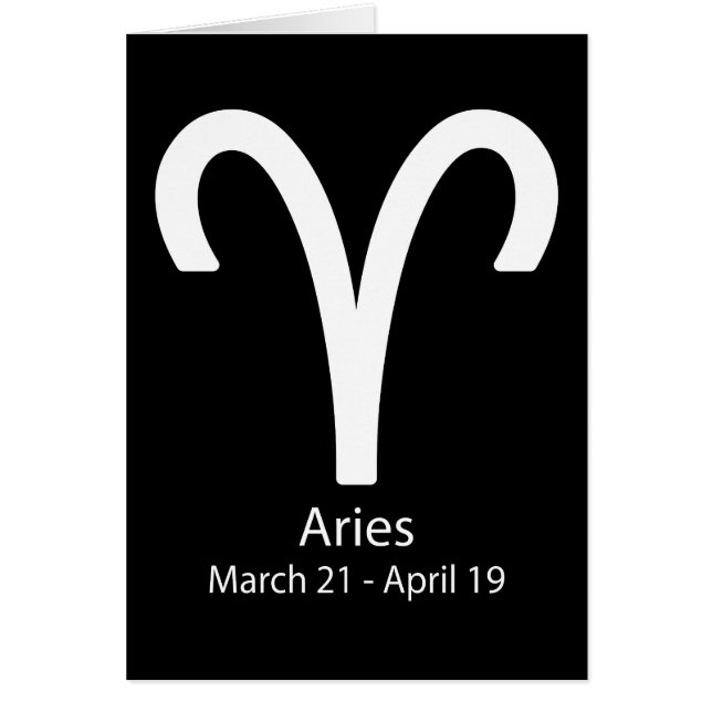 Aries Zodiac signieren Astrologie (Vorne)