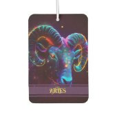 Aries Zodiac Signs Celestial Air Freshener Autolufterfrischer (Vorderseite)